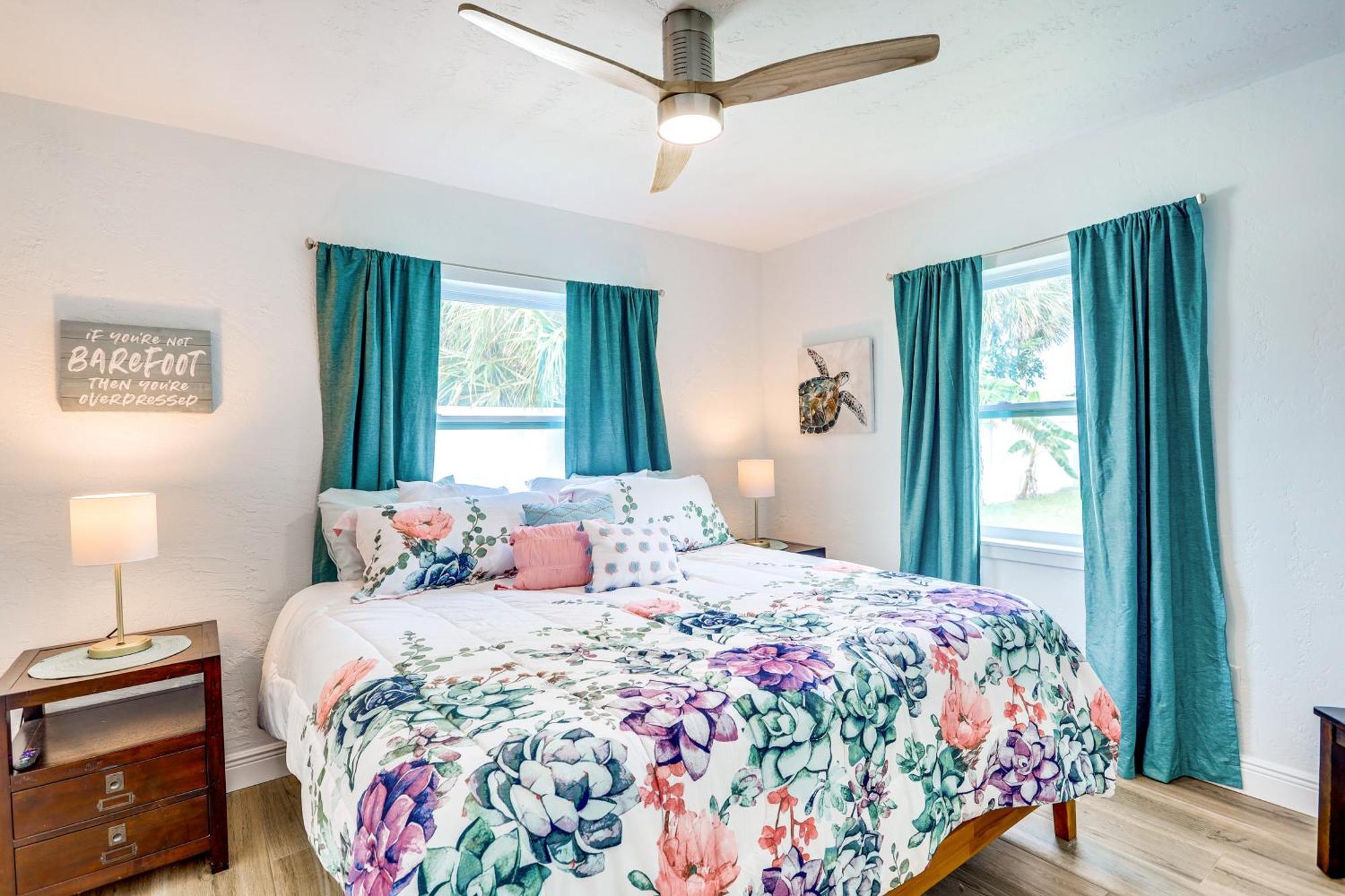 Pet-Friendly Cocoa Beach Home Walk To Beach! Eksteriør bilde